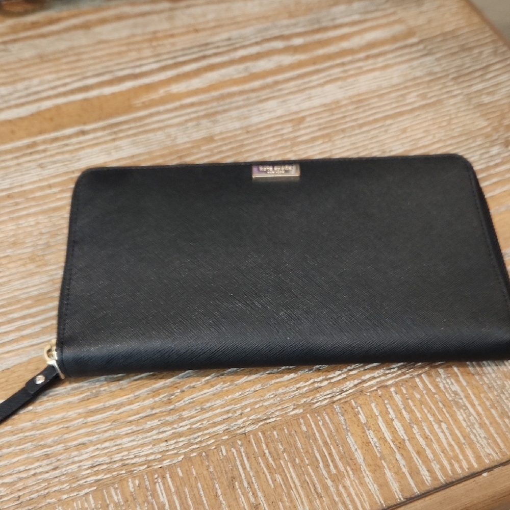 Kate Spade Black Travel Wallet